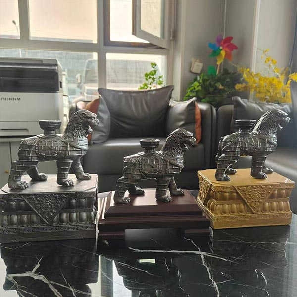 Cast Iron Lion Metal Processing